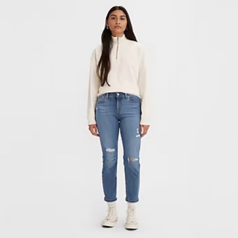 LEVIS BOYFRIEND MID-RISE WOMEN'S JEANS 6 28